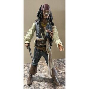 Captain Jack Sparrow Johnny Depp 18” figurine that talks rare excellent detail